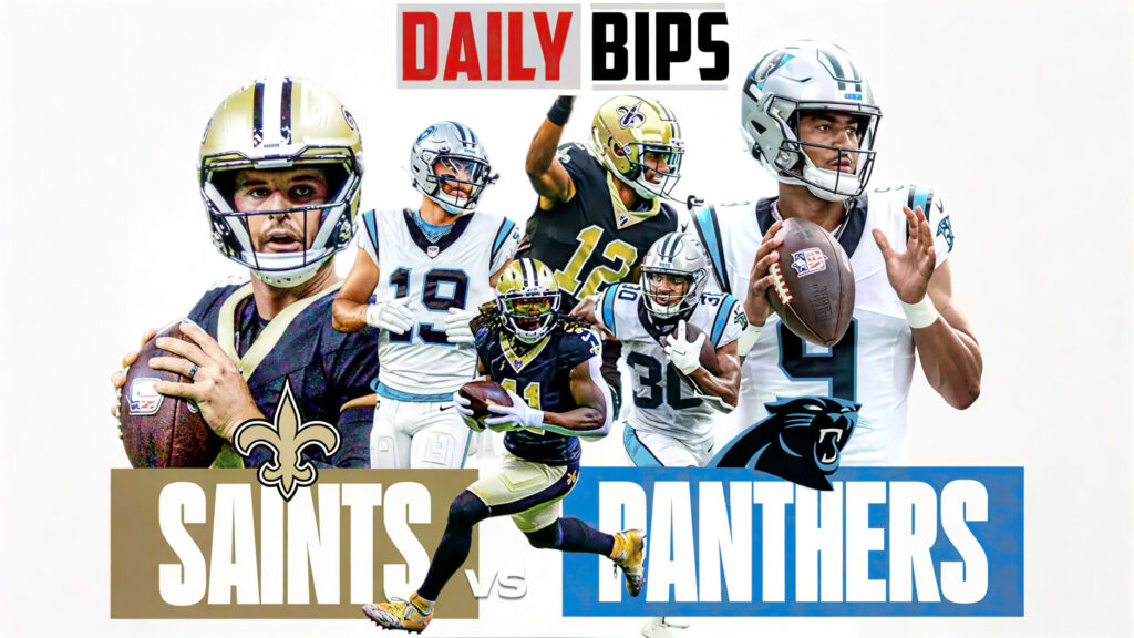 new orleans saints vs carolina panthers match player stats