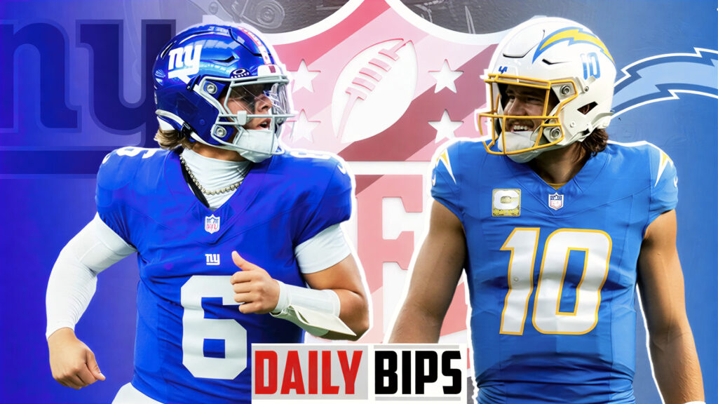 los angeles chargers vs new york giants match player stats