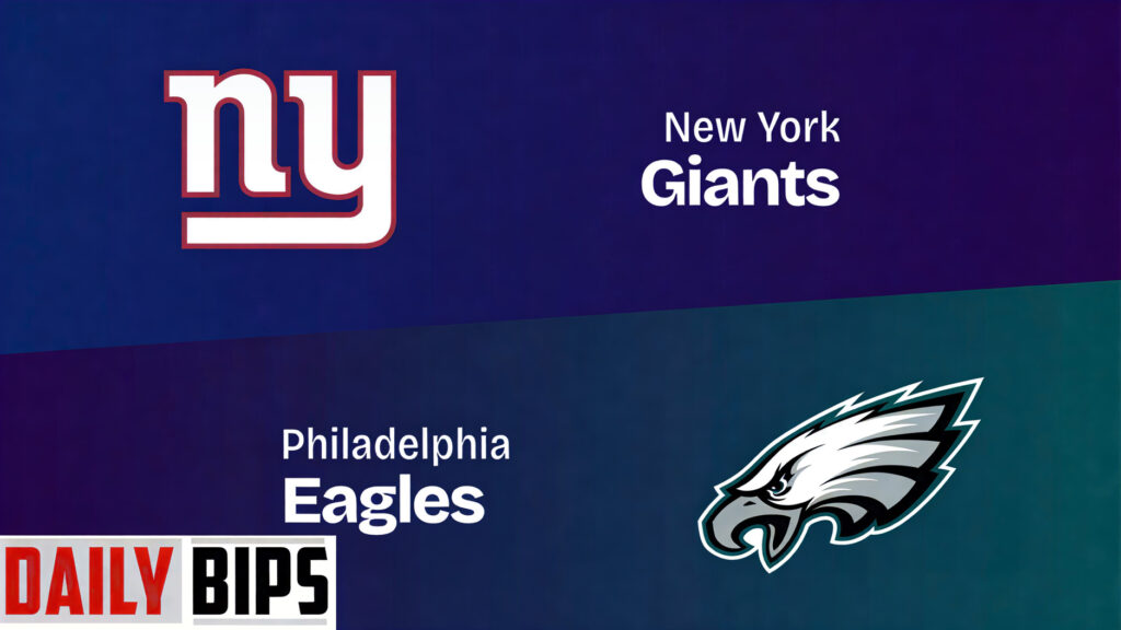philadelphia eagles vs new york giants match player stats