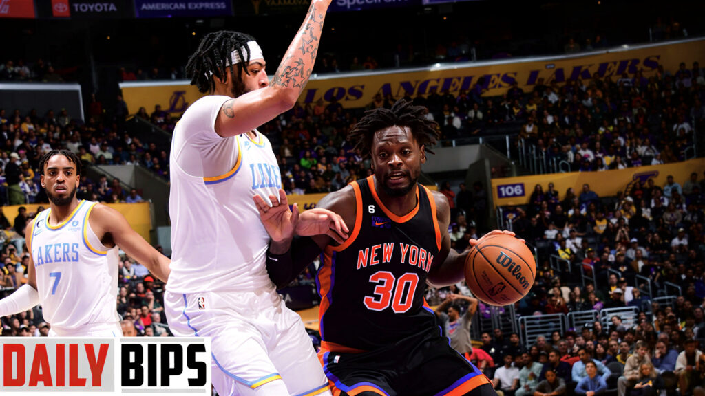 lakers vs knicks match player stats