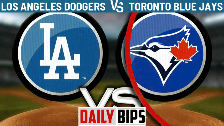 toronto blue jays vs dodgers match player stats