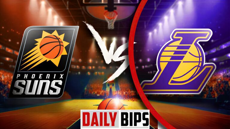 phoenix suns vs lakers match player stats